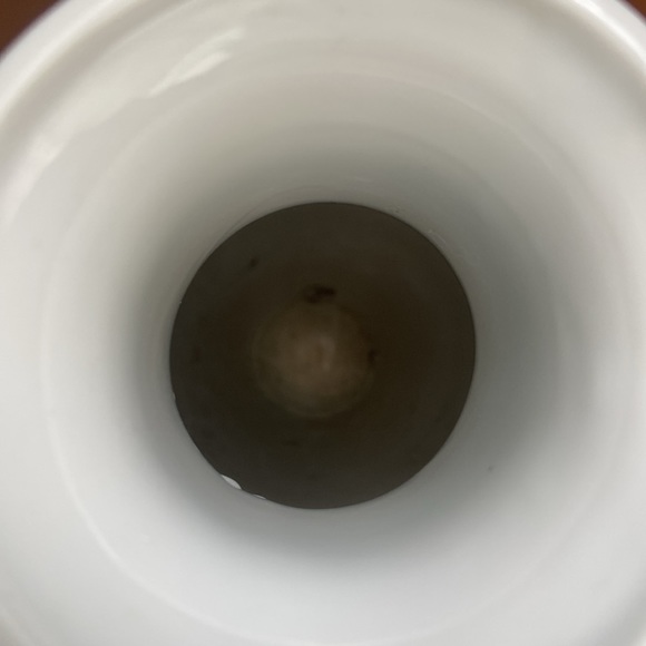 Otagiri Vintage Japanese Porcelain Vase 1970 Iris Flowers 11” Embossed edges🥰 - Picture 8 of 9